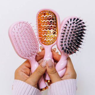 Teleties Mini Vent Brush - Bubblegum Pink