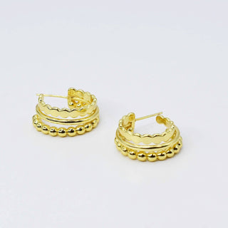Treasure Jewels Sicily Hoop - Gold