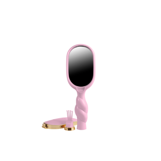 Teleties Mini Boar Bristle Brush | Bubblegum Pink