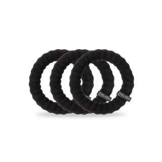 Nylon Hair Ties | Large | Jet Black