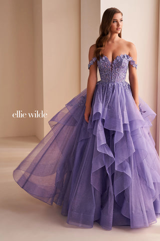 Ellie Wilde EW35084 - Lavender Size 16