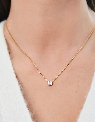 Spartina 449 Splash Collection Little Lighthouse Necklace (17") - Cubic Zirconia