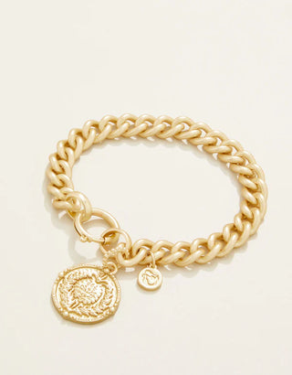 Spartina 449 Damask Coin Bracelet (Gold)