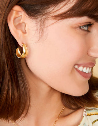Spartina 449 Milly Hoop Earrings - Gold