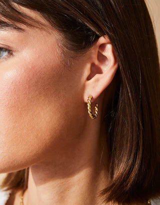 Spartina 449 Splash Collection Mitchelville Hoop Earrings