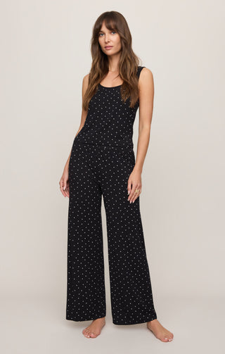 Z Supply Lounge Luxe Dot Tank - Black
