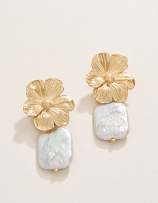 Spartina 449 Windflower Pearl Earrings