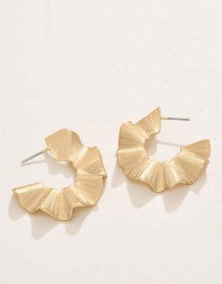 Spartina 449 Ruffle Hoop Earrings