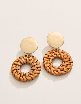 Spartina 449 Joanne Wicker Earrings Brown