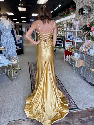Sherri Hill 56430 - Gold Size 00