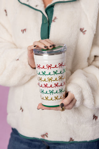 Swig Life Christmas Bows Party Cup 24oz