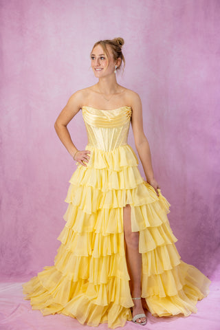 Sherri Hill 57288 - Yellow Size 0