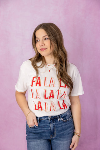 Z Supply Falalala Boyfriend Tee