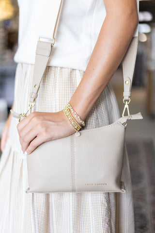 Katie Loxton Laila Crossbody Bag - Light Taupe