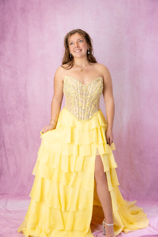 Ellie Wilde EW37018 - Canary Yellow Size 00