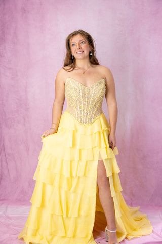 Ellie Wilde EW37018 - Canary Yellow Size 12