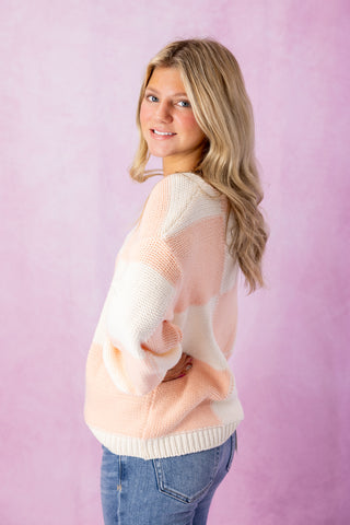 Strawberry Checkered Sweater