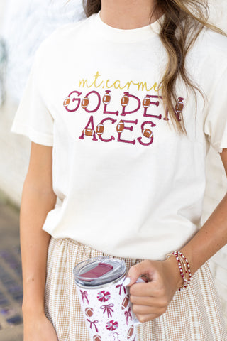 Golden Aces Football Tee