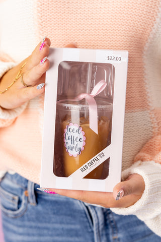 Iced Coffee Boxed Glass Ornament