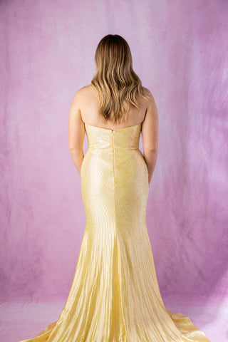 Sherri Hill 57660 - Yellow Size 8