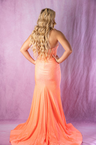 Sherri Hill 57414 - Orange Size 2