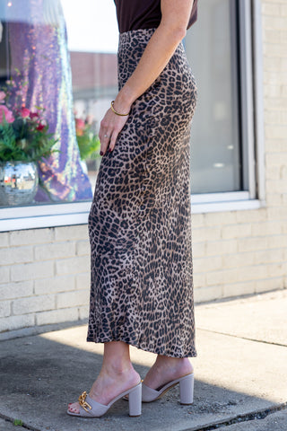 Z Supply Izabel Leopard Skirt