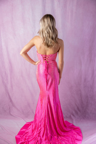 Sherri Hill 57684 - Bright Fuchsia Size 00