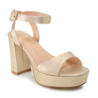 De Blossom Collection ANYA-2L Nude Shimmer Heel