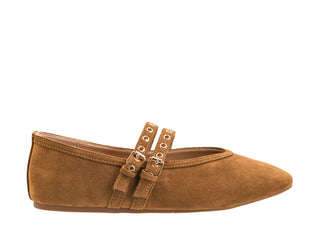 Corkys Footwear All Eyes on Me Mary Jane Shoe - Camel Faux Suede