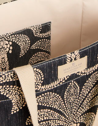 Spartina 449 Shop Tote Bridge Street Palms Black