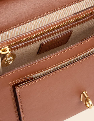 Spartina 449 Siren Beverly Leather Satchel - Brown