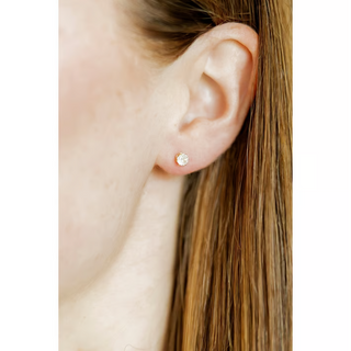 LINNY CO Screwback Stud Earrings - Helen Gold