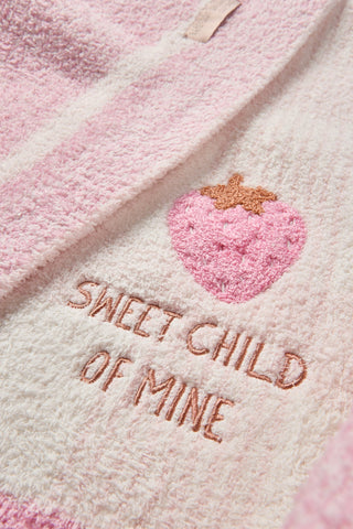 Barefoot Dreams CozyChic® Strawberry Stroller Blanket