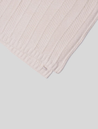 Barefoot Dreams CozyChic® Herringbone Bed Blanket - Cream (King Size)