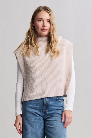 Barefoot Dreams Cozychic Ribbed Baclava - Stone (One Size)