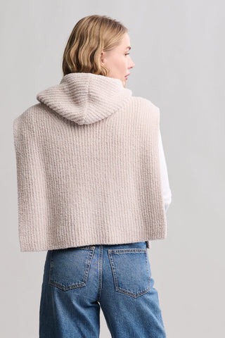 Barefoot Dreams Cozychic Ribbed Baclava - Stone (One Size)