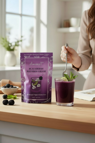 D'Marie Blackberry Bourbon Smash Slush Mix