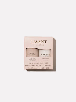 L'AVANT Collective Mini Hand Care Set, Hand Soap + Hand Lotion - Blushed Bergamot