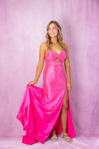 Sherri Hill 56932 - Bright Fuchsia Size 4