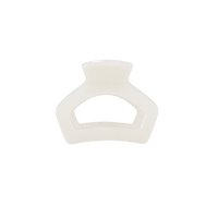 Teleties Open Coconut White Petite Hair Clip