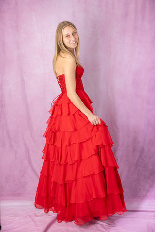 Ellie Wilde EW37115 - Red Size 2