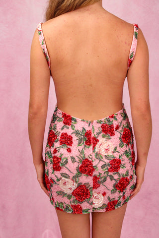 Sherri Hill 58255 - Candy Pink Print Size 4