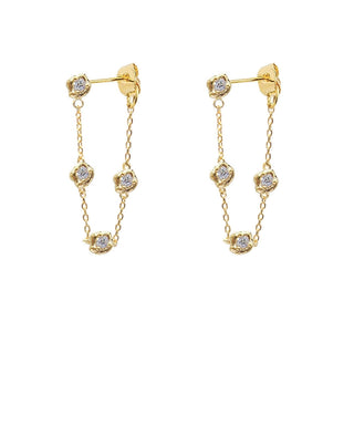 Small Crystal Drop Earrings
