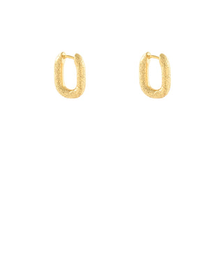 Textured Gold Stud Earrings