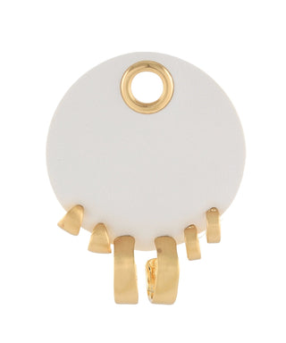 Gold Brushed Metal 3 Pair Hoop Set