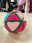 Shiraleah Geometric Felt Ornament