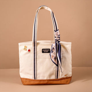 The Darling Effect Canvas Tote Bag - Huddle Up