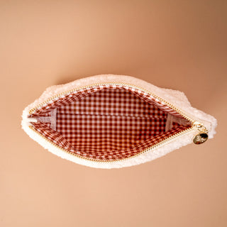 The Darling Effect Football & Pearls Teddy Pouch