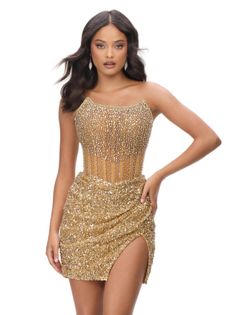 ASHLEYlauren 4564 - Gold Size 2