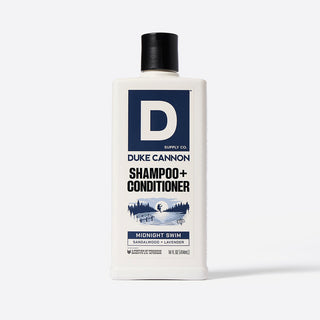 Duke Cannon Midnight Swim 2-in-1 Hair Wash Sulfate Free